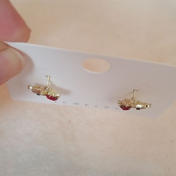 Mouse earrings 14k gold - Picture 8 of 8